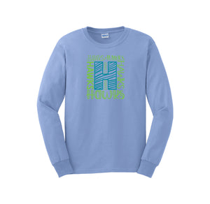 HARES STUDENT-Adult Unisex Long Sleeve Tee On-Demand H Logo