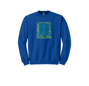 HARES STUDENT-Adult Unisex Crewneck Sweatshirt On-Demand H Logo