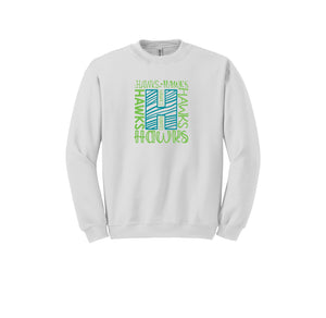 HARES STUDENT-Adult Unisex Crewneck Sweatshirt On-Demand H Logo