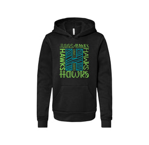 HARES STUDENT-Youth Unisex Premium Sponge Fleece Pullover Hoodie On-Demand H Logo