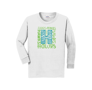 HARES STUDENT-Youth Unisex Long Sleeve Tee On-Demand H Logo