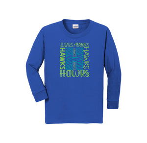 HARES STUDENT-Youth Unisex Long Sleeve Tee On-Demand H Logo