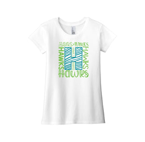 HARES STUDENT-Girls Youth Premium Tee On-Demand H Logo