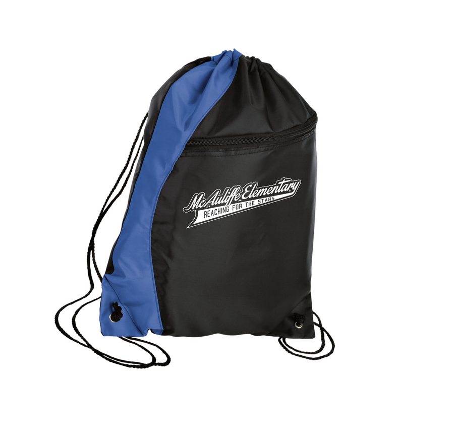Christa McAuliffe Elementary-Port Authority Colorblock Cinch Pack On-Demand