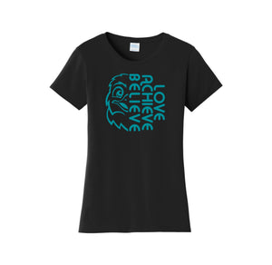 HARES STAFF-Womens Fan Favorite Tee On-Demand Half Hawk Face