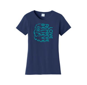 HARES STAFF-Womens Fan Favorite Tee On-Demand Half Hawk Face