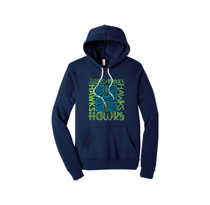 HARES STAFF-Adult Unisex Premium Sponge Fleece Pullover Hoodie On-Demand H Logo