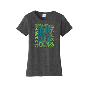 HARES STAFF-Womens Fan Favorite Tee On-Demand H Logo