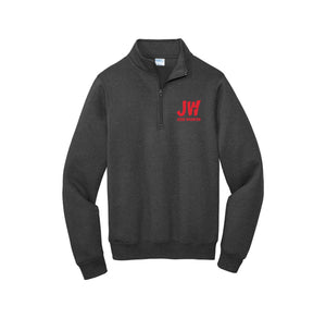 Jesse Wharton On-Demand-Adult Unisex 1/4-Zip Pullover Sweatshirt On-Demand Above Left Chest_JW