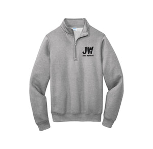 Jesse Wharton On-Demand-Adult Unisex 1/4-Zip Pullover Sweatshirt On-Demand Above Left Chest_JW