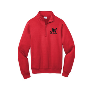 Jesse Wharton On-Demand-Adult Unisex 1/4-Zip Pullover Sweatshirt On-Demand Above Left Chest_JW