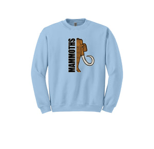 Miller Elementary School Spirit Wear 2024-25 On Demand-Adult Unisex Crewneck Sweatshirt On-Demand  Half Mammoth