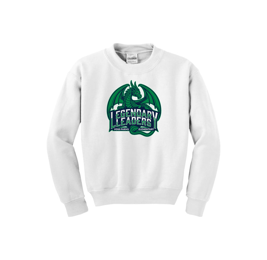 Voss Farms Legendary Leaders-Youth Unisex Crewneck Sweatshirt On-Demand