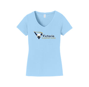 Victoria Elementary-Womens Fan Favorite V-Neck Tee On-Demand