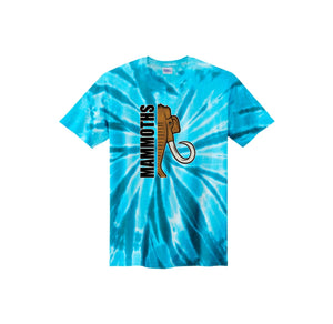 Miller Elementary School Spirit Wear 2024-25 On Demand-Youth Unisex Tie-Dye Shirt On-Demand  Half Mammoth