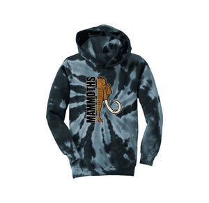 Miller Elementary School Spirit Wear 2024-25 On Demand-Youth weatshirt On-DemandTie-Dye Pullover Hooded Sweatshirt On-Demand  Half Mammoth