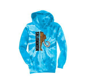 Miller Elementary School Spirit Wear 2024-25 On Demand-Youth weatshirt On-DemandTie-Dye Pullover Hooded Sweatshirt On-Demand  Half Mammoth