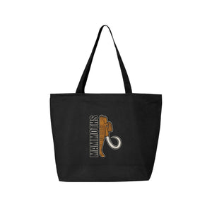 Miller Elementary School-Q-Tees Canvas Zippered Tote On-Demand