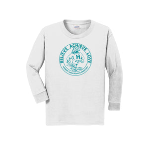 HARES STUDENT-Youth Unisex Long Sleeve Tee On-Demand Circle Logo