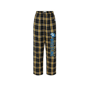 Twin Groves-Boxercraft Youth Flannel Pants On-Demand Wrestling Logo