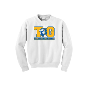 Twin Groves-Youth Unisex Crewneck Sweatshirt On-Demand TG Logo