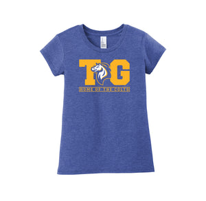 Twin Groves-Girls Youth Premium Tee On-Demand TG Logo