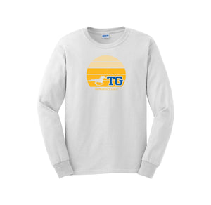 Twin Groves-Adult Unisex Long Sleeve Tee On-Demand Sunset Logo