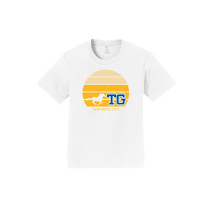 Twin Groves-Youth Unisex Fan Favorite Premium Tee On-Demand Sunset Logo