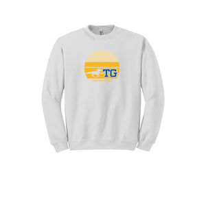 Twin Groves-Adult Unisex Crewneck Sweatshirt On-Demand Sunset Logo