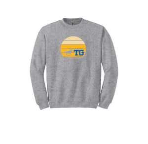 Twin Groves-Adult Unisex Crewneck Sweatshirt On-Demand Sunset Logo