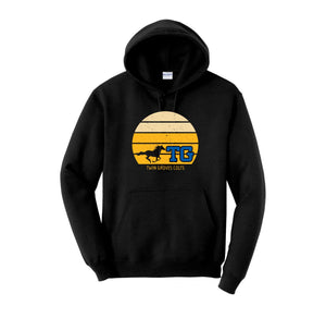 Twin Groves-Adult Unisex Hoodie On-Demand Sunset Logo