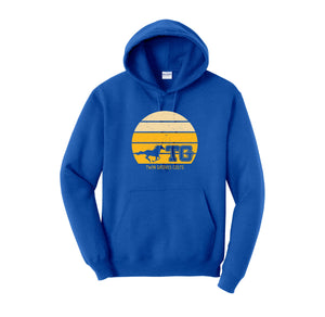 Twin Groves-Adult Unisex Hoodie On-Demand Sunset Logo