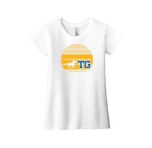 Twin Groves-Girls Youth Premium Tee On-Demand Sunset Logo