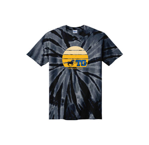 Twin Groves-Youth Unisex Tie-Dye Shirt On-Demand Sunset Logo