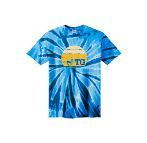 Twin Groves-Youth Unisex Tie-Dye Shirt On-Demand Sunset Logo