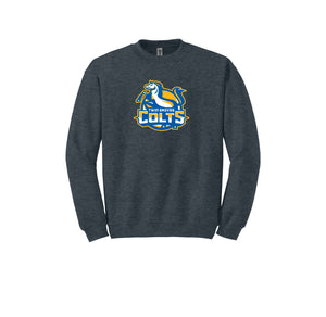 Twin Groves-Adult Unisex Crewneck Sweatshirt On-Demand Colt Logo