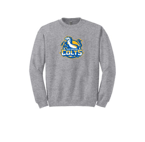 Twin Groves-Adult Unisex Crewneck Sweatshirt On-Demand Colt Logo