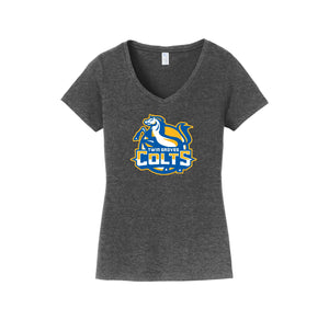 Twin Groves-Womens Fan Favorite V-Neck Tee On-Demand Colt Logo