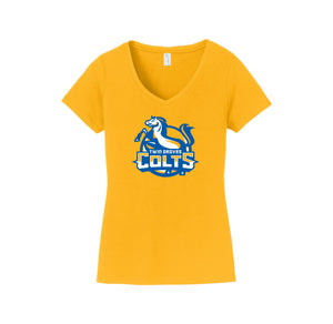 Twin Groves-Womens Fan Favorite V-Neck Tee On-Demand Colt Logo