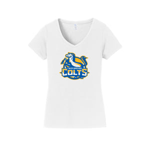 Twin Groves-Womens Fan Favorite V-Neck Tee On-Demand Colt Logo