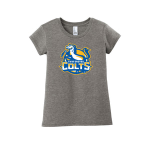 Twin Groves-Girls Youth Premium Tee On-Demand Colt Logo