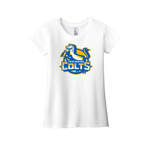 Twin Groves-Girls Youth Premium Tee On-Demand Colt Logo