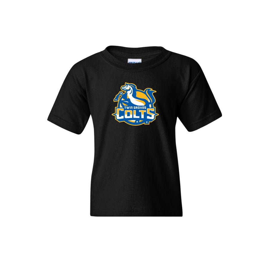 Twin Groves MS Spirit Wear 2024-25 On-Demand-Youth Unisex T-Shirt On-Demand Colt Logo