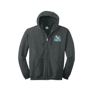 Twin Groves-Adult Unisex Full-Zip Hooded Sweatshirt On-Demand Colt Logo