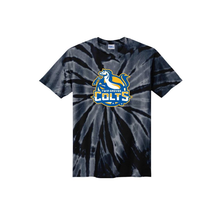 Twin Groves MS Spirit Wear 2024-25 On-Demand-Youth Unisex Tie-Dye Shirt On-Demand Colt Logo