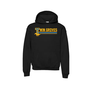 Twin Groves MS-Youth Unisex Hoodie On-Demand Stripe Logo