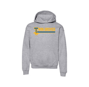 Twin Groves-Youth Unisex Hoodie On-Demand Stripe Logo