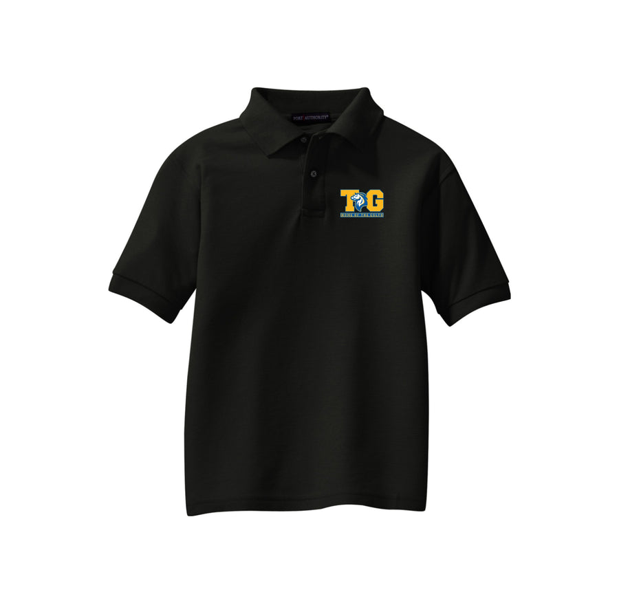 Twin Groves MS Spirit Wear 2024-25 On-Demand-Youth Unisex Polo On-Demand TG Logo