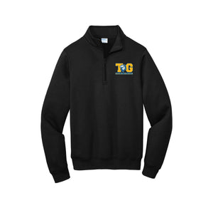 Twin Groves-Adult Unisex 1/4-Zip Pullover Sweatshirt On-Demand TG Logo