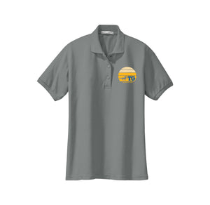 Twin Groves-Womens Silk Touch Polo On-Demand Sunset Logo